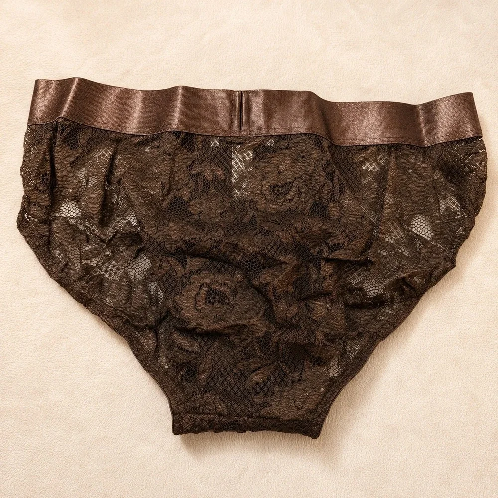 COSABELLA Never Say Never Men's Sports Brief Uno Brown Lace - Size M / NWT